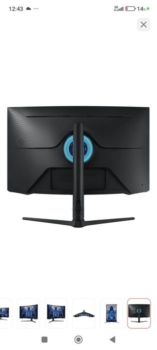 SAMSUNG Монитор 32 Диагональ LS32BG752NIXCI В отличном состоянии