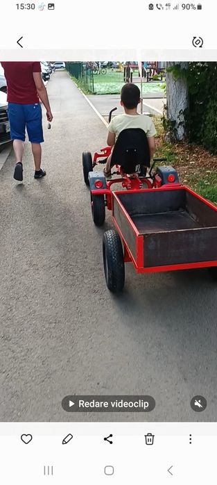Kart pentru copii sau adulți cu pedale
