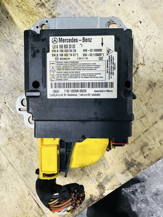 W166 блок аэрбаг SRS airbag авторазбор мерседес ML500