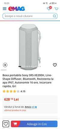 Boxa portabila Sony SRS XE 200