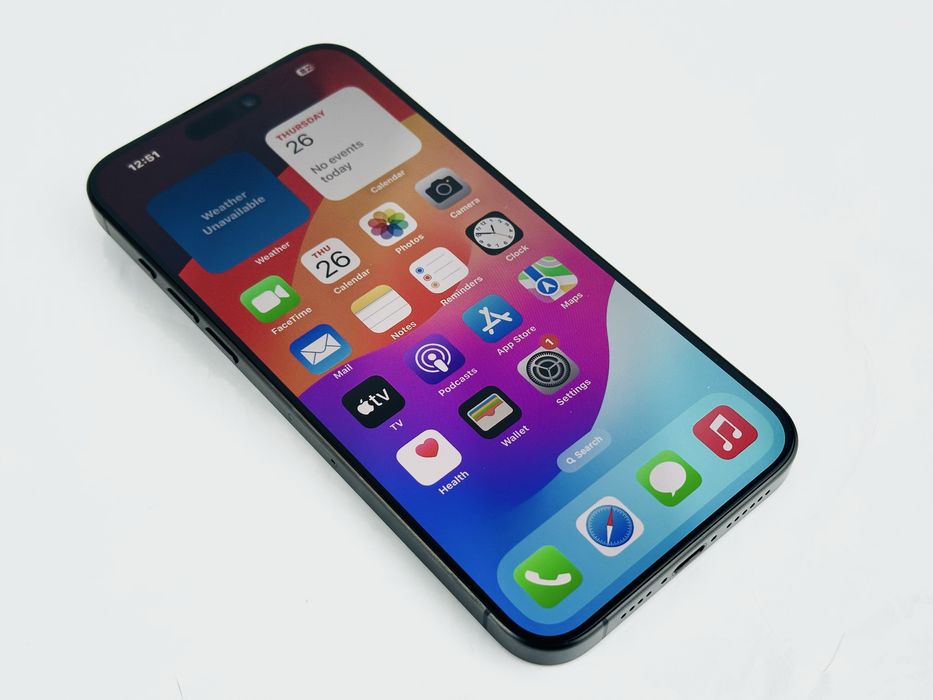 Apple iPhone 15 Pro 1TB Black Titanium 90% Батерия! Гаранция!