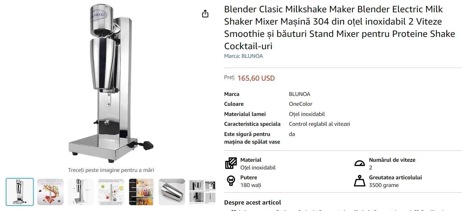 Blender Profesional Milkshake Maker