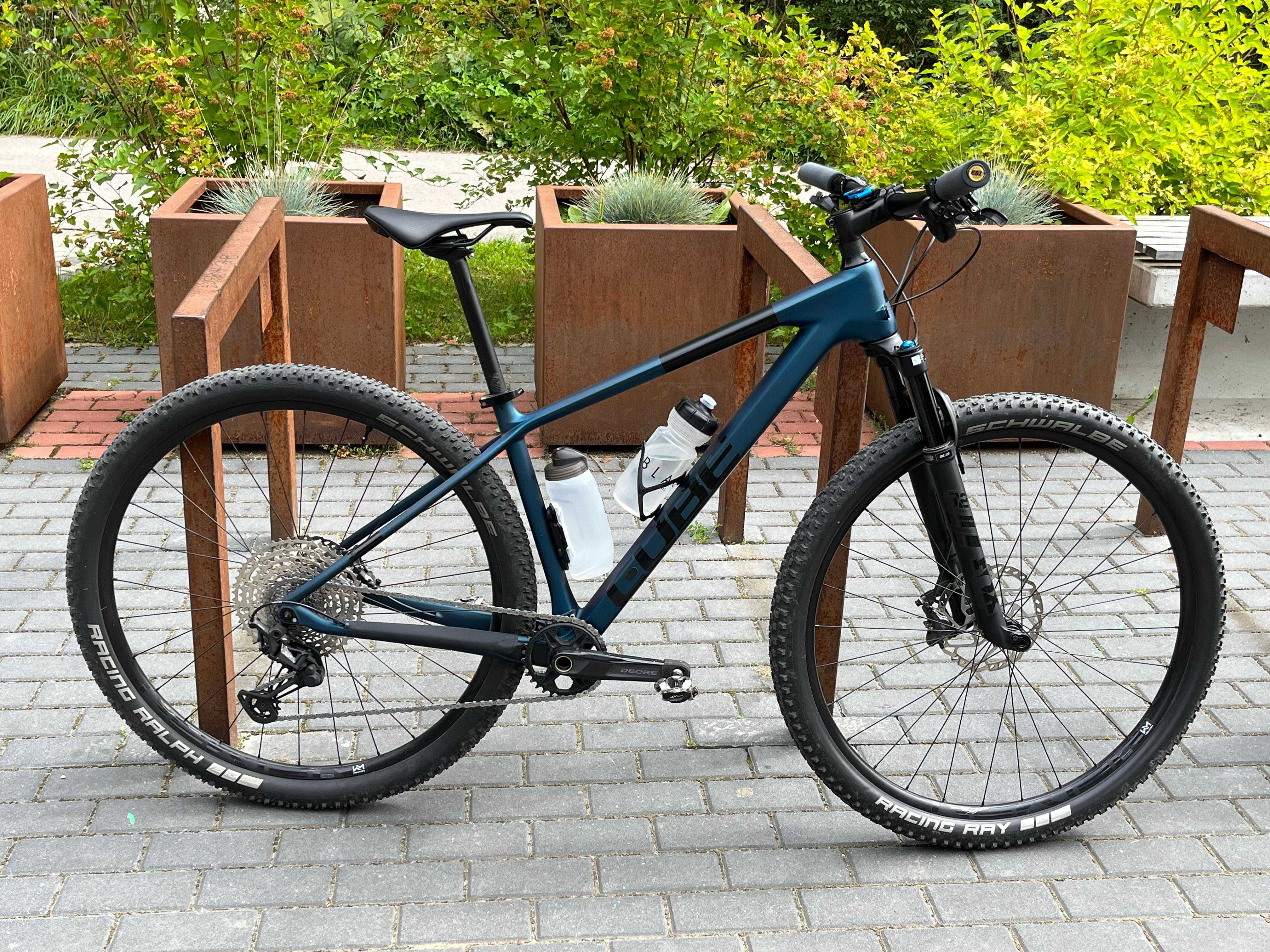 Bicicleta MTB Cube Reaction C:62 Race BLUEHAZE BLACK (M 17")
