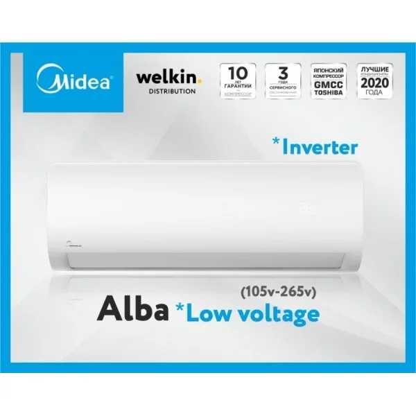 Кондиционер Midea ALBA/VERTEX 7\9\12\18\24 inverter 105-265V