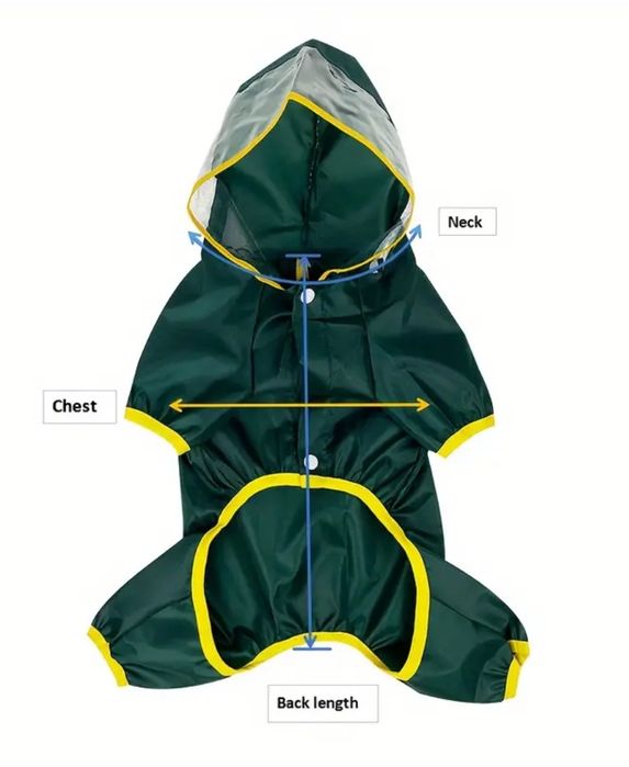 Чисто нов дъждобран за голямо куче