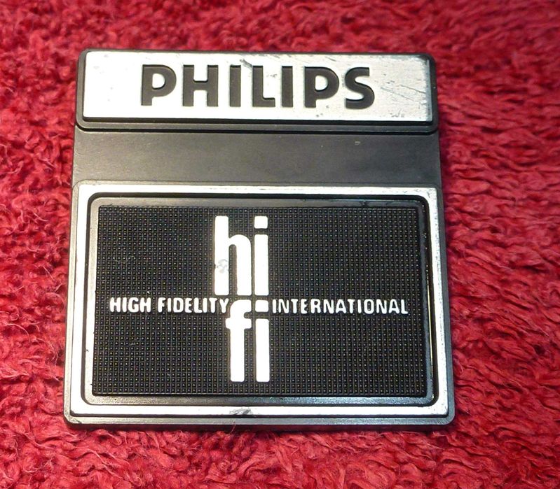 Антики: Ценни - ненамираеми табелки Philips Hi-Fi Internacional