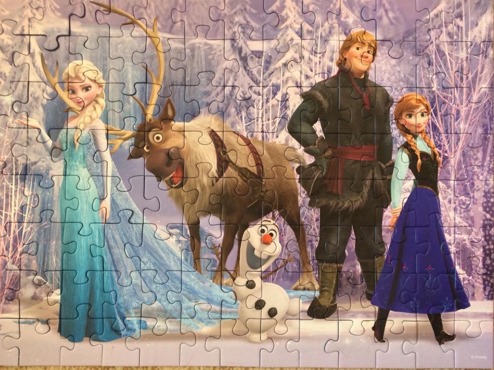 Kinder Frozen Olaf Sven Puzzle Baghete