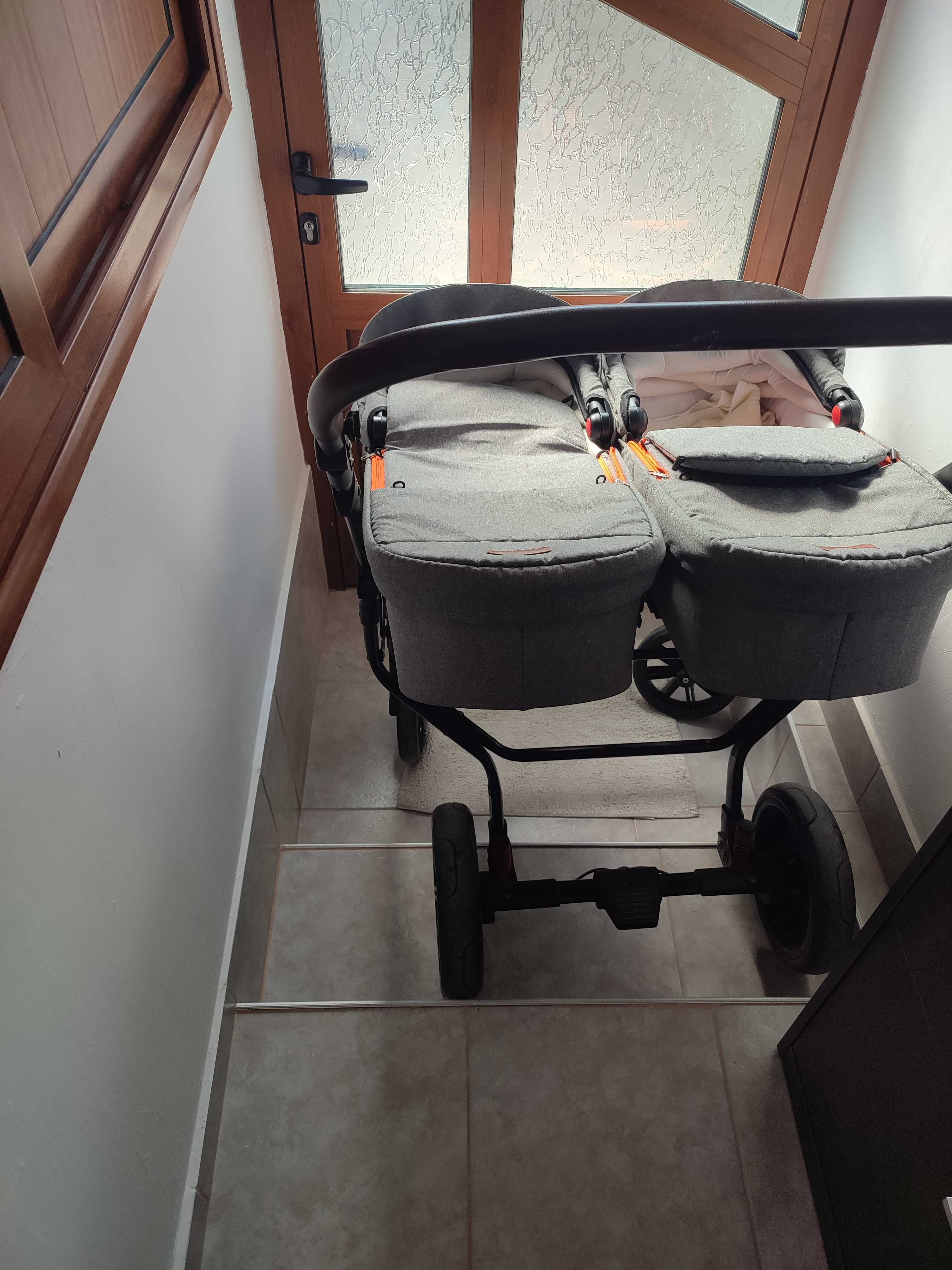 Бебешка количка за близнаци Quick Twin 3в1 Dorjan