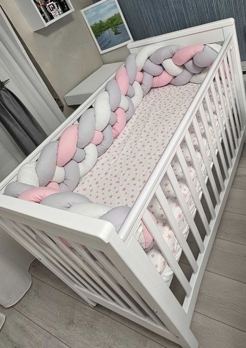 Patut bebe lemn masiv 120x60