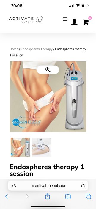 Aparat de masaj endosphere terapi