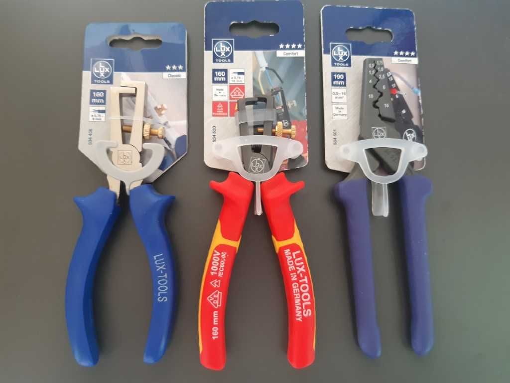 LUX tools Solingen VDE1000V- клещи забелвачки и кримпващи-Knipex-Krone