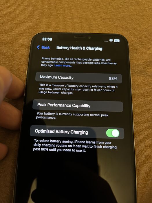 Iphone xs Max 64 gb silver stare foarte buna