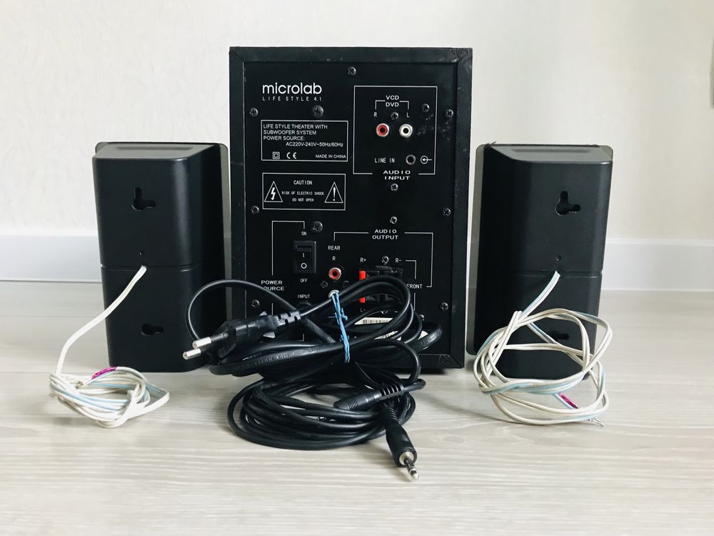 microlab M-200 сабвуфер и колонки