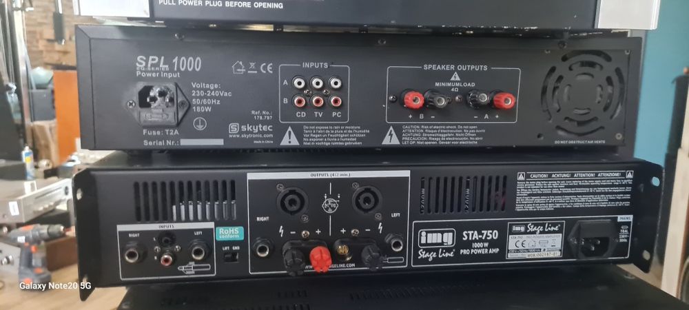 Vând Amplificatoare de putere și mixer yamaha MG124CX