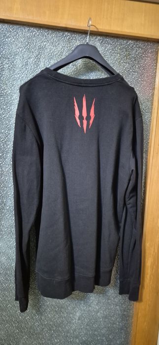 Bluza barbateasca The Witcher, Cropp, marimea XXL, fara gluga, neagra
