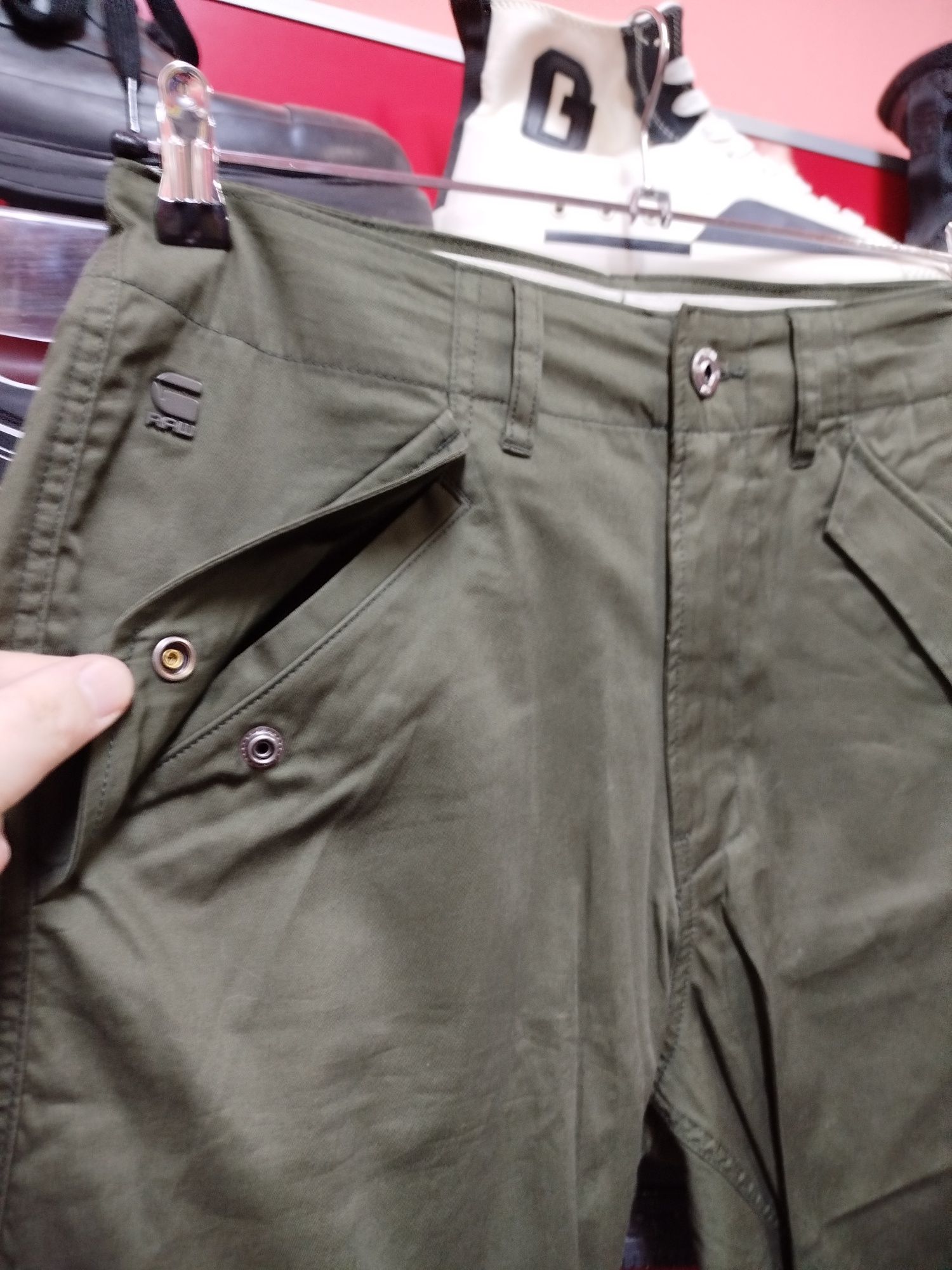 Оригинални мъжки къси панталони G-Star Raw Rovic W30 , 31 нови зелени