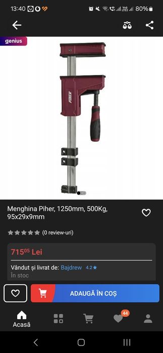 Presa Piher de 1250 mm