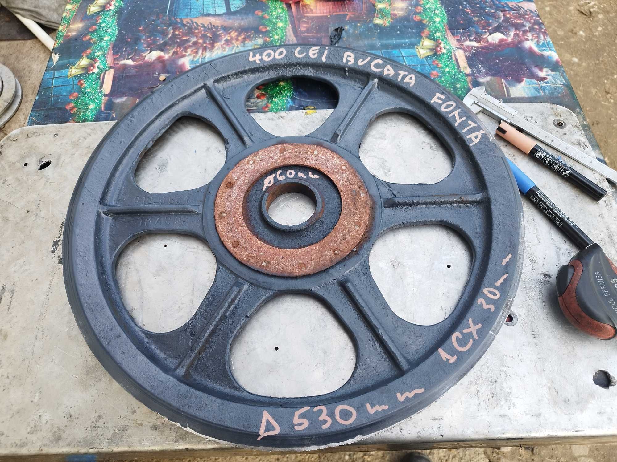 Fulie cu o curea de 22 diametrul 530 mm