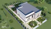 Casa plan parter, la rosu, 380 MP, 110 MP utili, Preajba