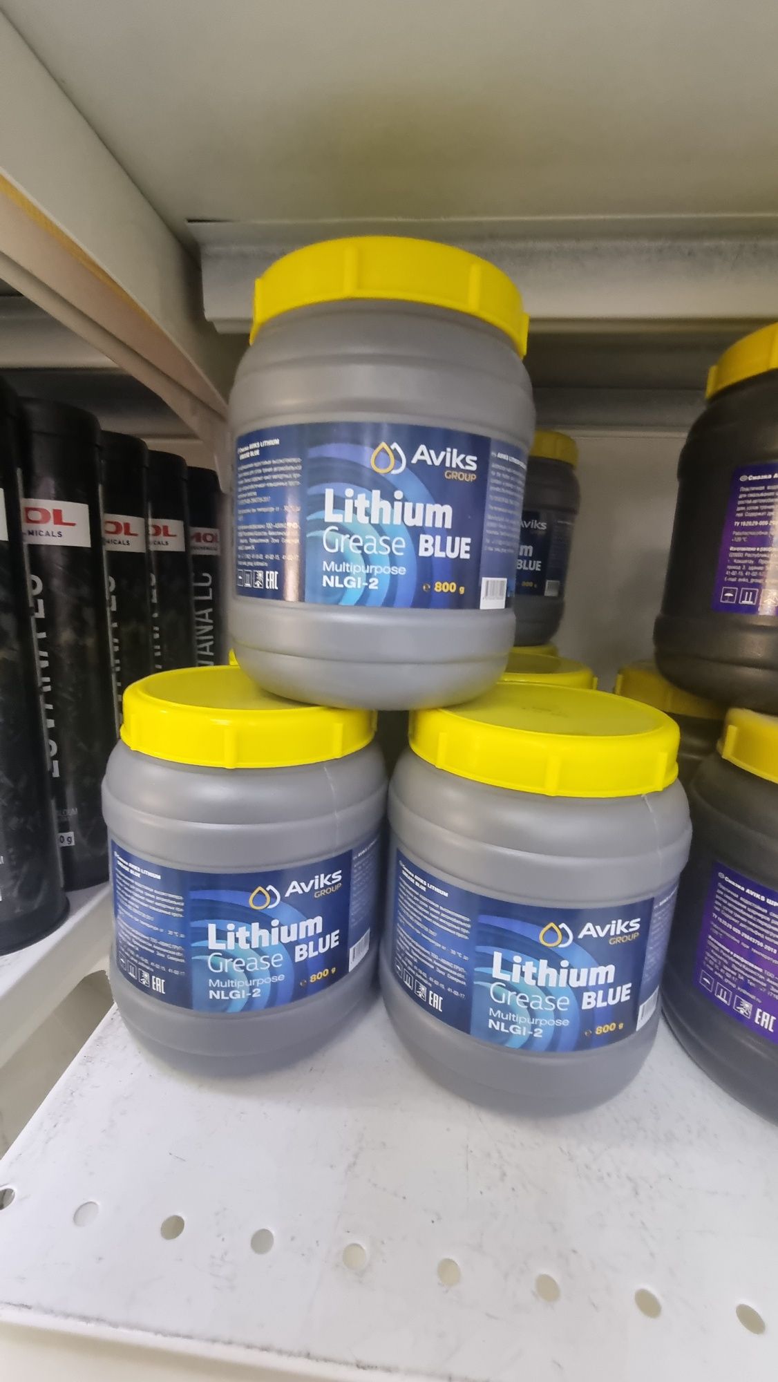 Смазка Aviks Lithium Grease Blue, 18 кг