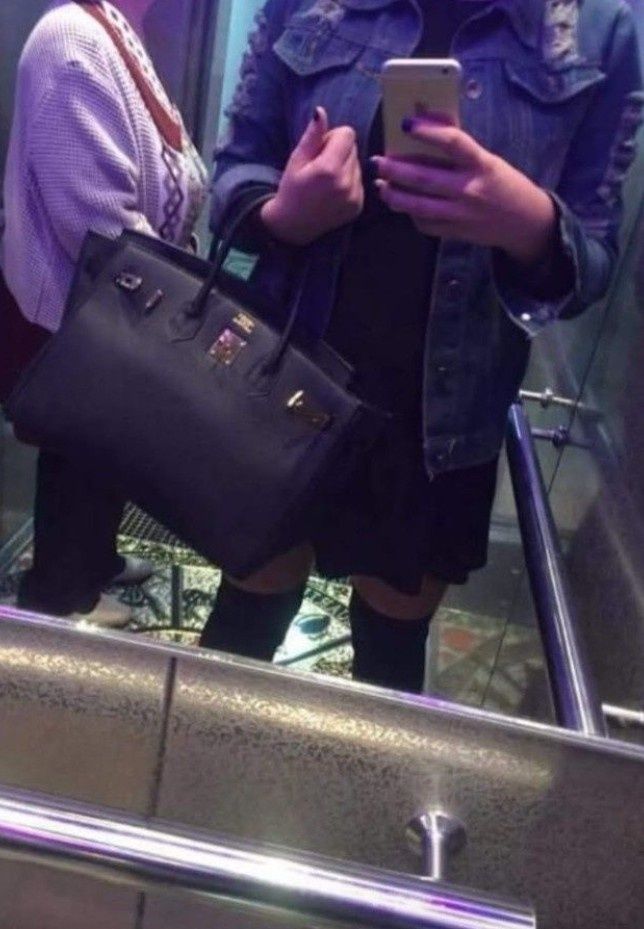 Geanta damă,super model, accesorii metalice (41cm L)