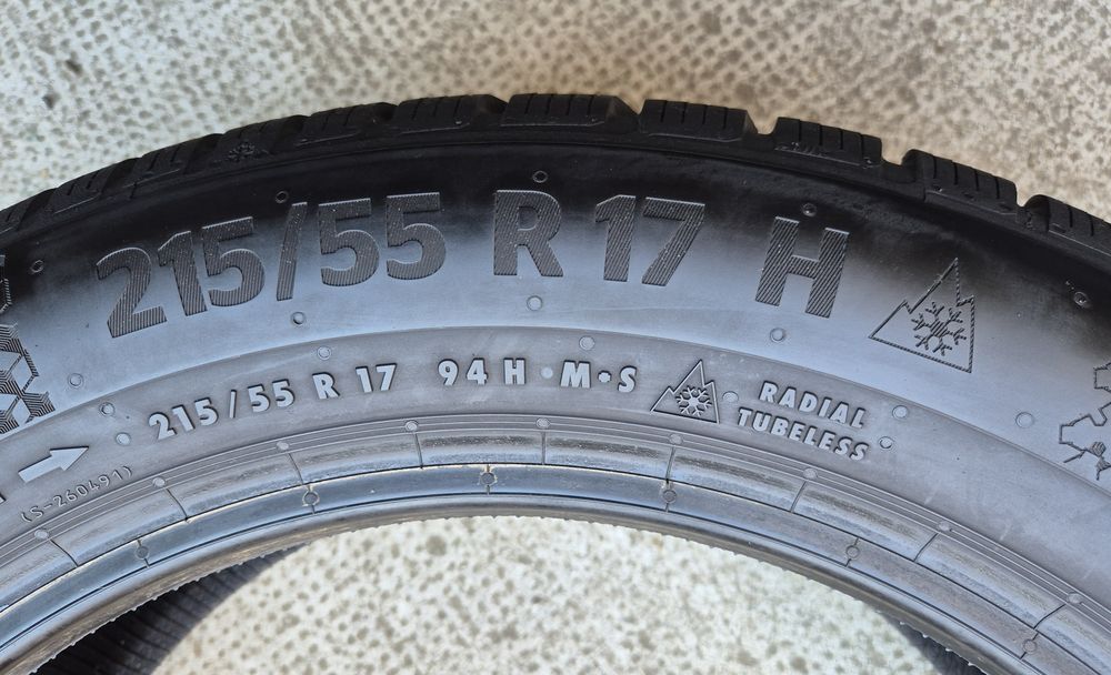 Set 4buc 215/55 R17 94 Continental WinterContact TS870 P M+S iarnă