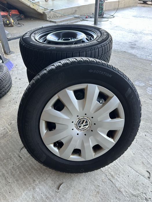 Se vand jante/anveolpe michelin/vw / skoda / audi / 195/65/15 // 5-112