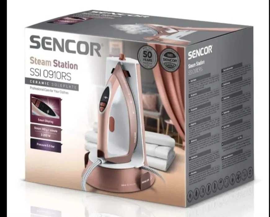 Statie de calcat cu abur SENCOR SSI 0910RS, putere 3200 W, NOUA