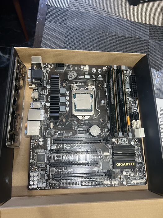 Placa de baza  + proc i7 4790 3,6ghz + Ram 32gb ddr3 + Video RX580 8GB