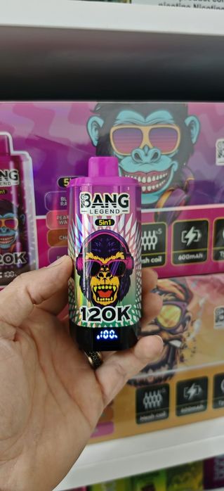 Vape 120.000 Puffs 5 Arome Reincarcabil Display Display