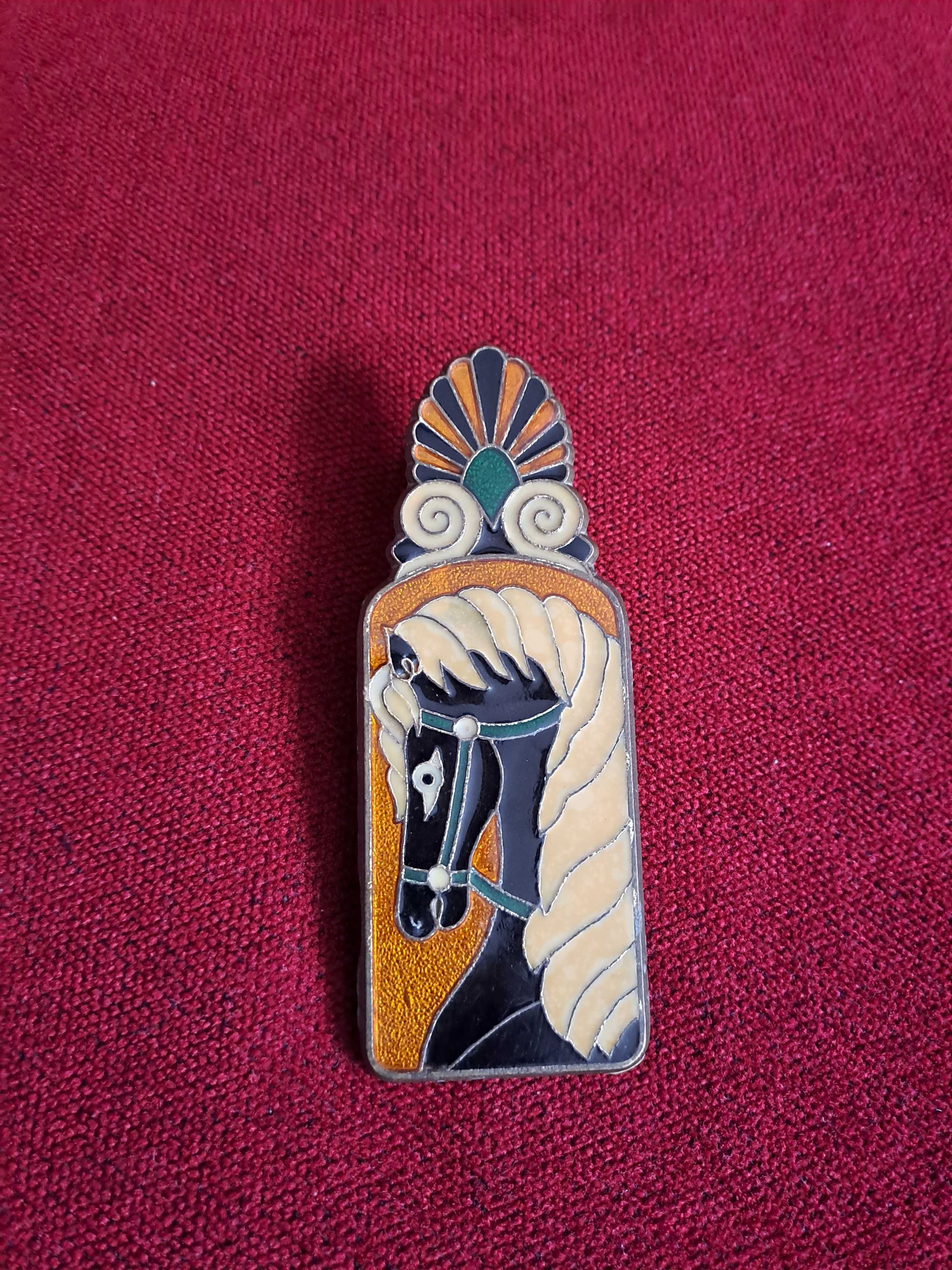 clema art deco stil cloisonne bronz emailat