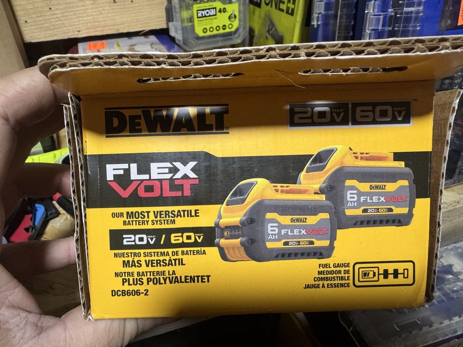 Baterii flexvolt Dewalt 6ah 60v US