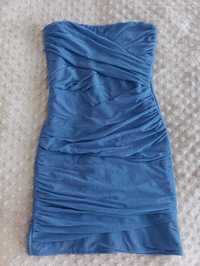 Ефектна къса дамска рокля , размер XS