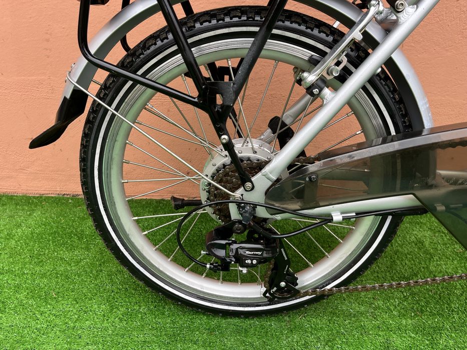 Сгъваем Алуминиев Електрически Велосипед 250W.36V.20цола 7скорости