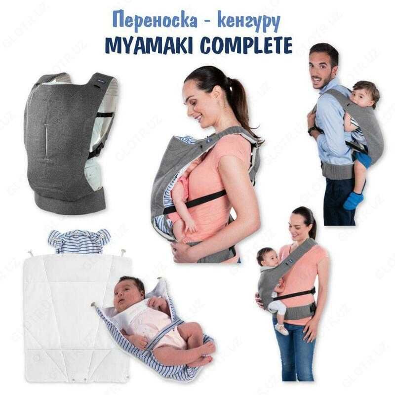 Chicco - эргономичная и многопозиционная нагрудная сумка от рождения