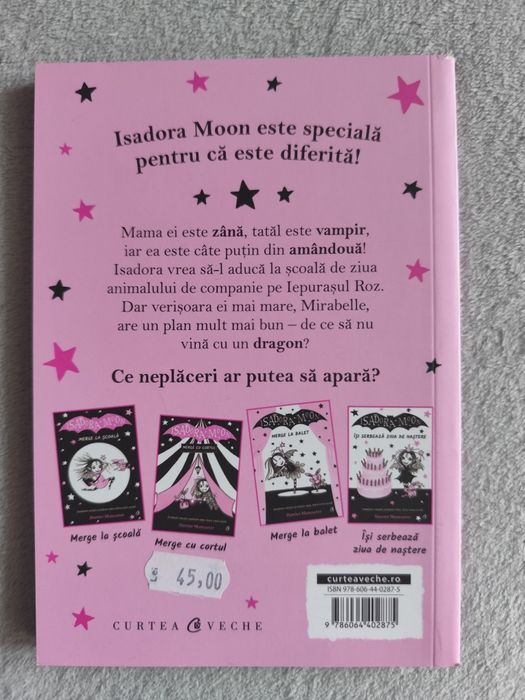 Carte,, Isadora Moon dă de bucluc ,,