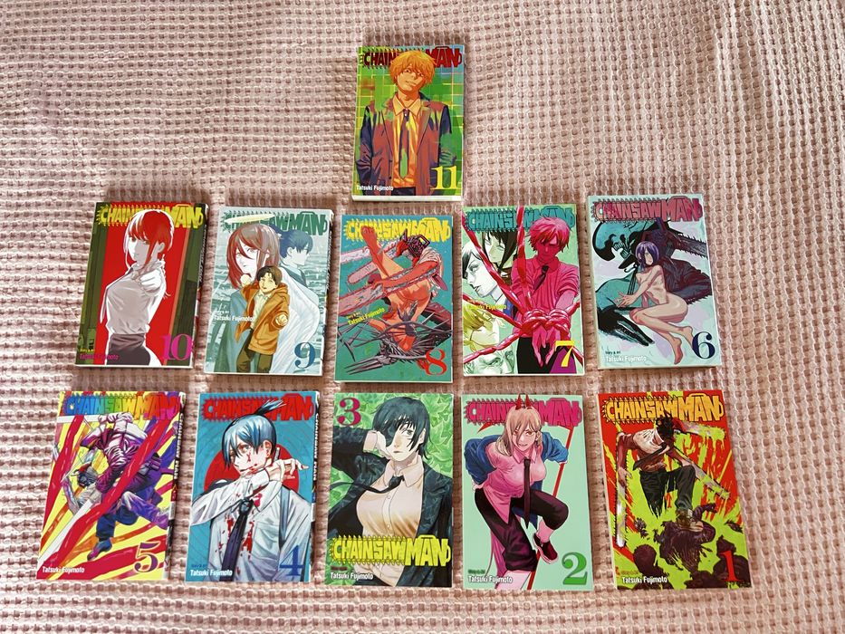 Manga Chainsaw Man vol. 1-11 Комплект