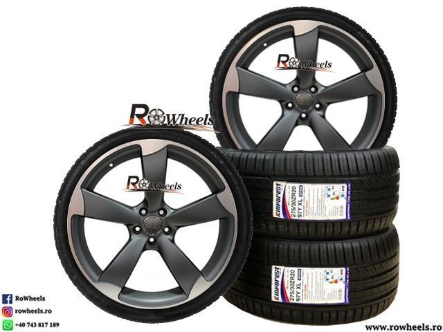 Jante Audi R20 A5 A6 A7 A8 Q5 Model Rotor Anvelope vara noi 255-35-20