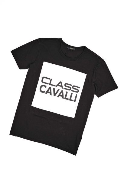 ПРОМО Roberto Cavalli Class S/M/L-Оригинална черна тениска