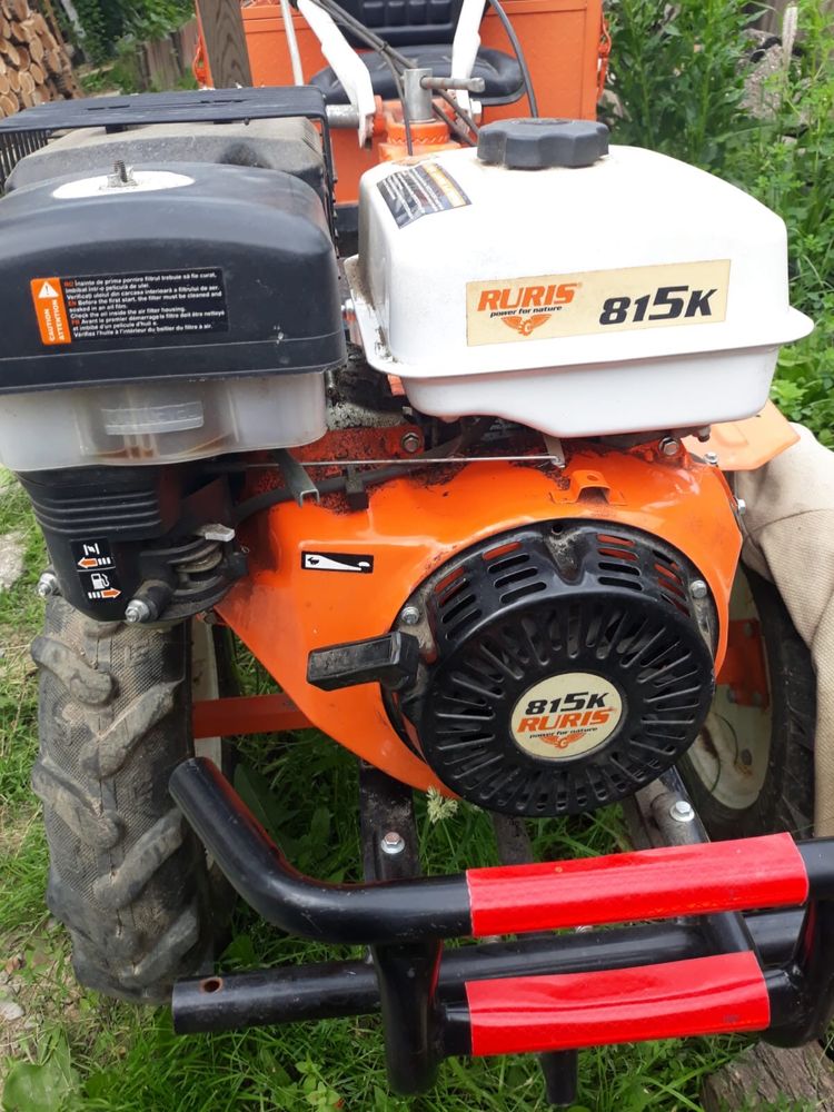 Vand motocultor Ruris cu remorca si accesori  nou nefolosit