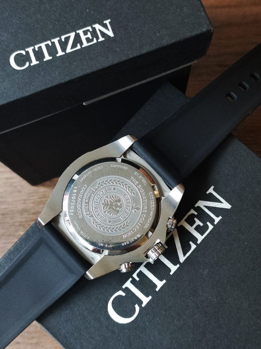 Citizen Signature Courageous, Calendar perpetuu, eco drive, wr200m