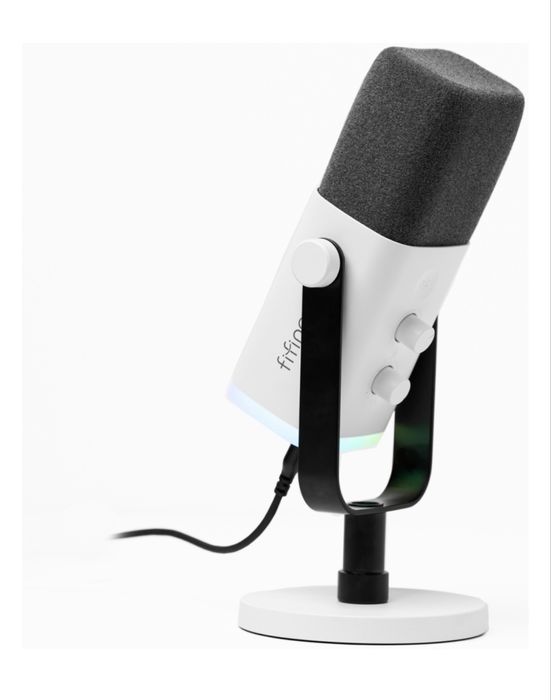 Микрофон Fifine AM8 + Микрофонная стойка Fifine BM88 черный