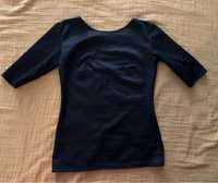 Bluza neagra, cu spate partial gol