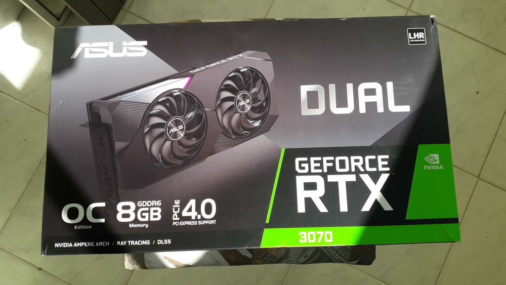 Asus dual rtx 3070 8gb gddr6 гаранция