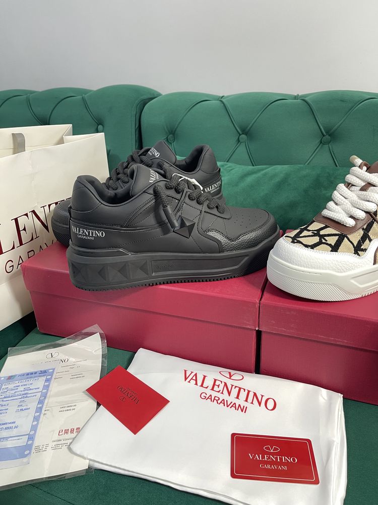 Adidasi Valentino One Stud piele naturala Full Box Premium