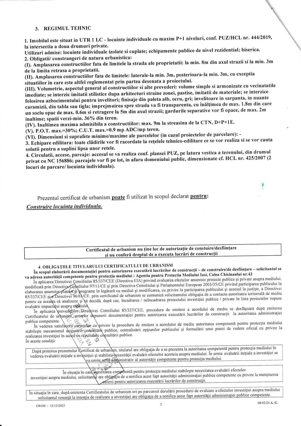 PF Teren intravilan Bucium Lidl 660mp2
