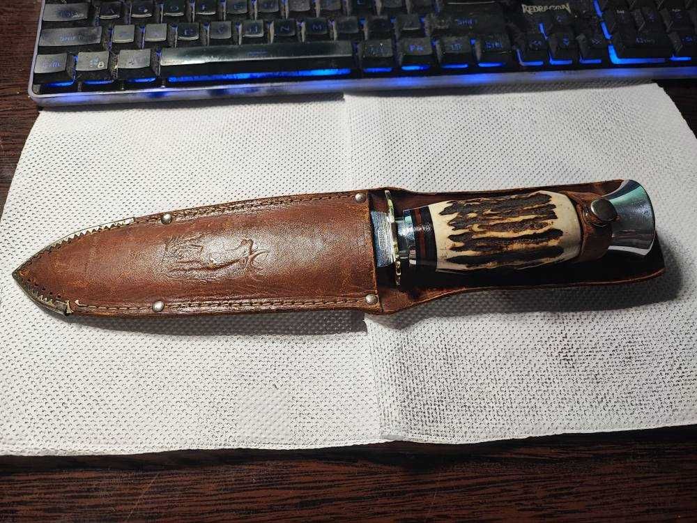 Cutit vintage de vanatoare german Rostfrei