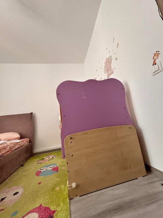 Patut bebe din lemn 140x70 cm