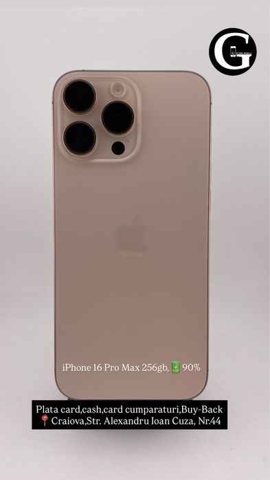 G Store Mobile! OFERTA: iPhone 16 Pro Max 256gb!