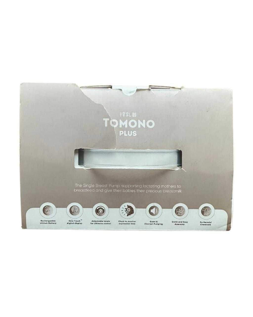 Электрический молокоотсос Tomono Single Breast Pump с пакетами